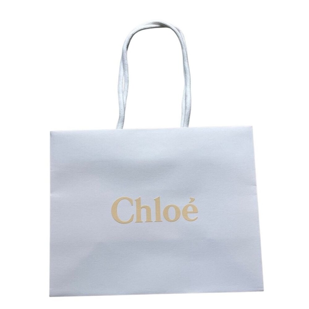 Chloe White Shopping Bag New